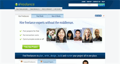 Desktop Screenshot of ifreelance.com